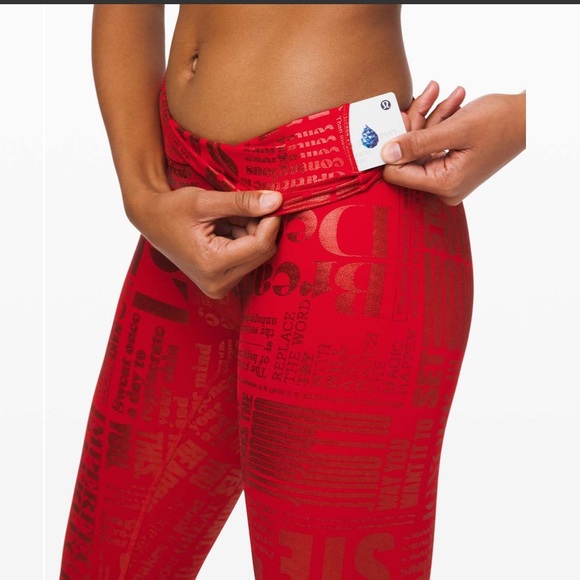 Lululemon Wunder Under High-Rise Tight 28” Full-On Luxtreme Manifesto 20YR. NWOT - Picture 5 of 12